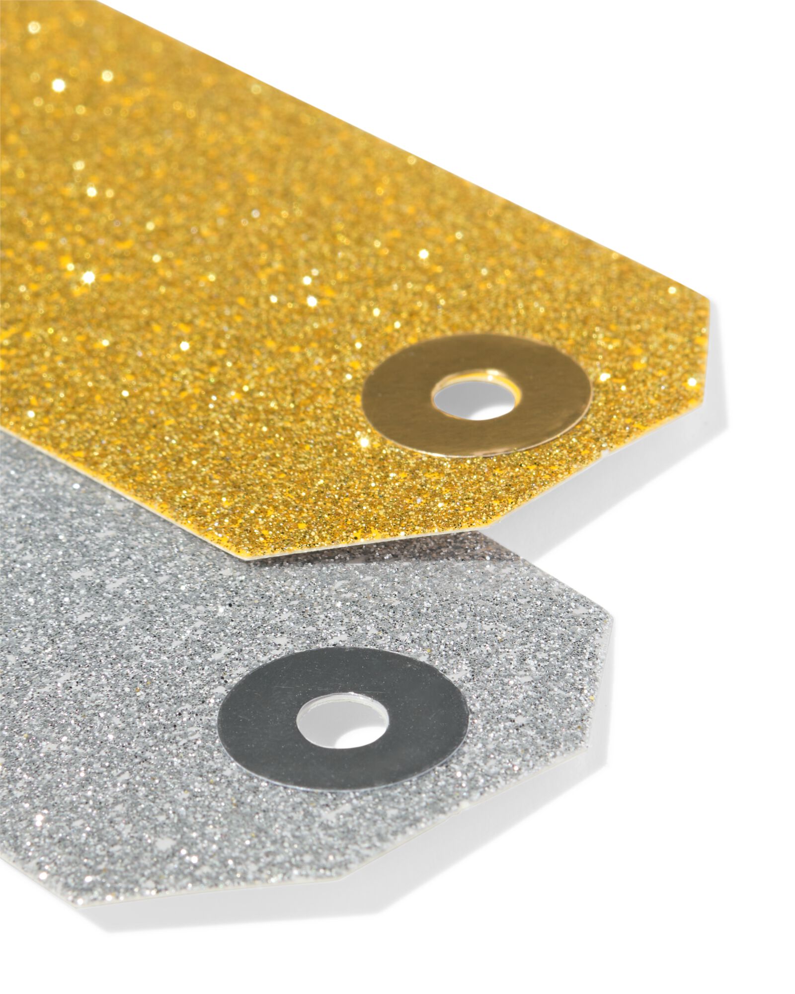 cadeaulabels glitter - 12 stuks - 14710312 - HEMA