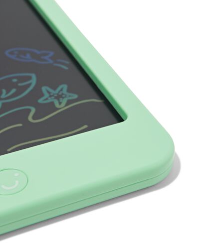 tablette &agrave; dessin LCD 15x27cm verte - 15900004 - HEMA