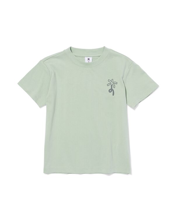 kinder T-shirt palm groen groen - 30717705GREEN - HEMA