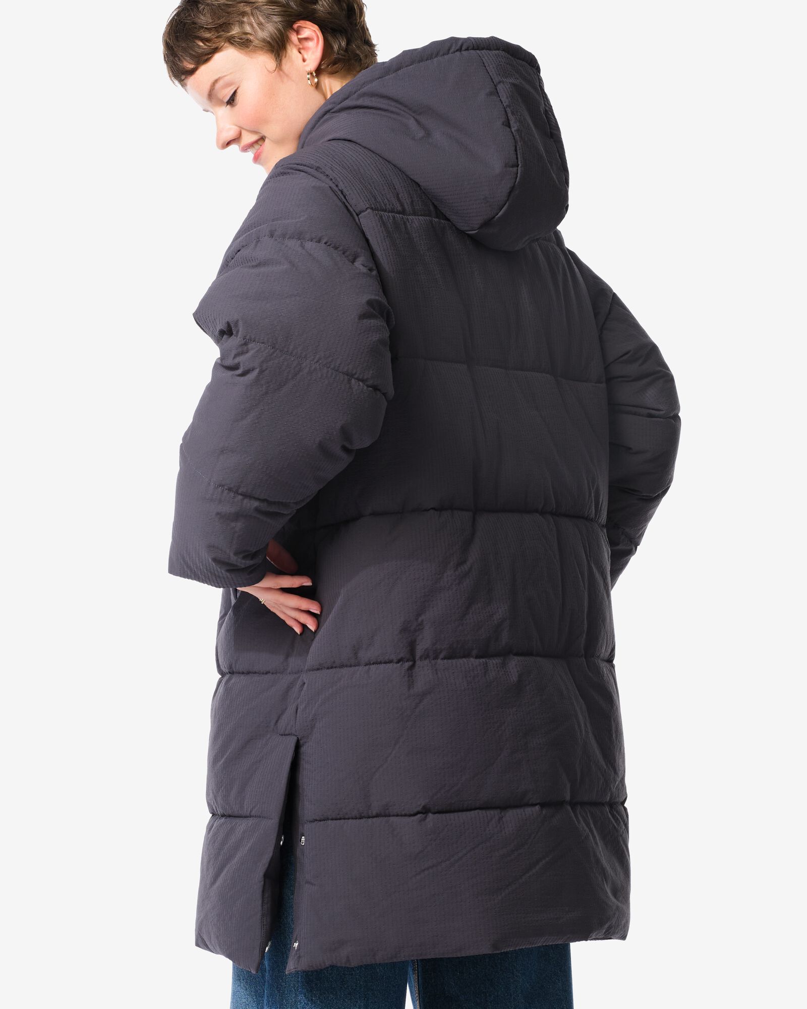 Damen-Pufferjacke Jaimy grau grau - 36203680GREY - HEMA