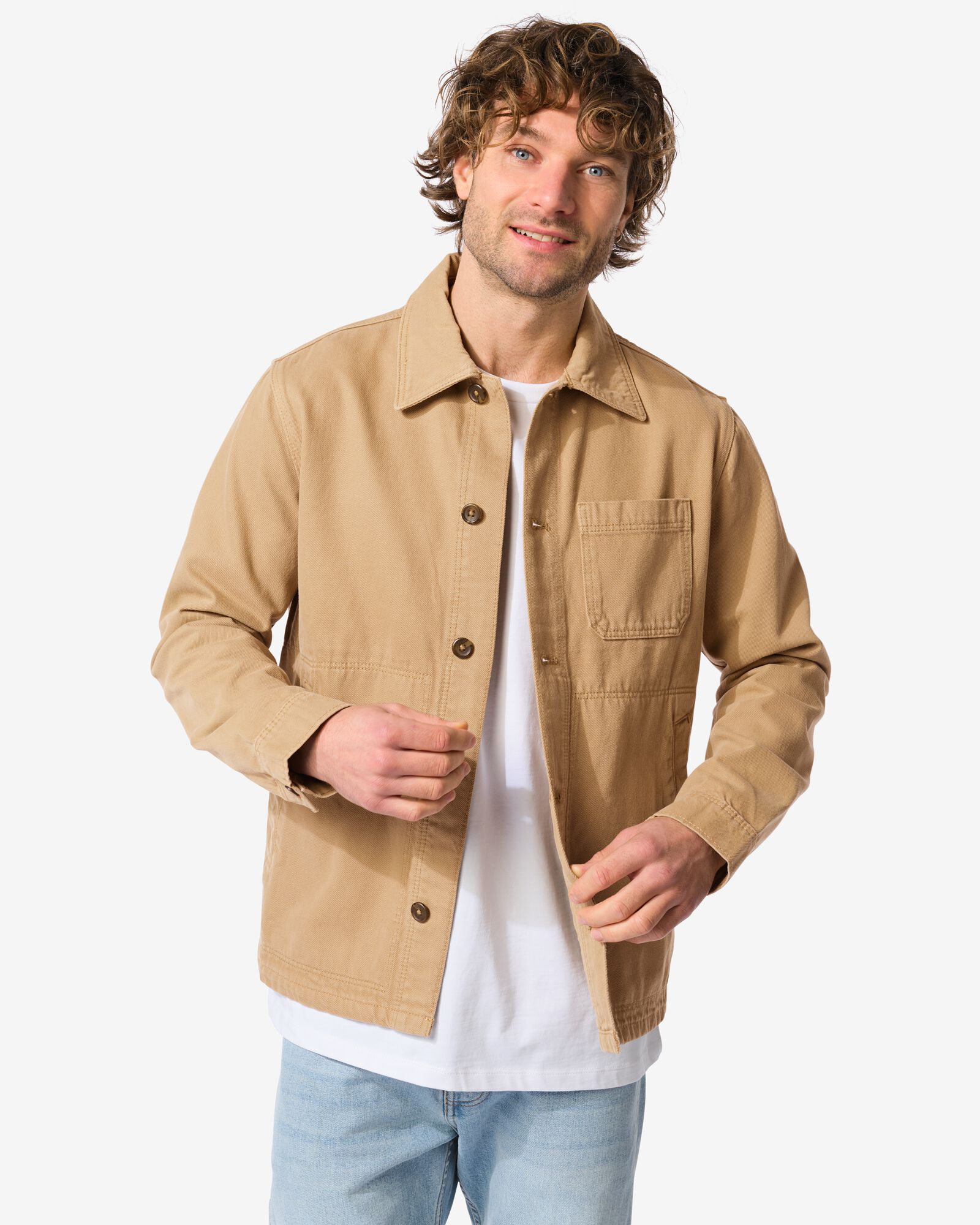 veste homme beige - 2140710BEIGE - HEMA
