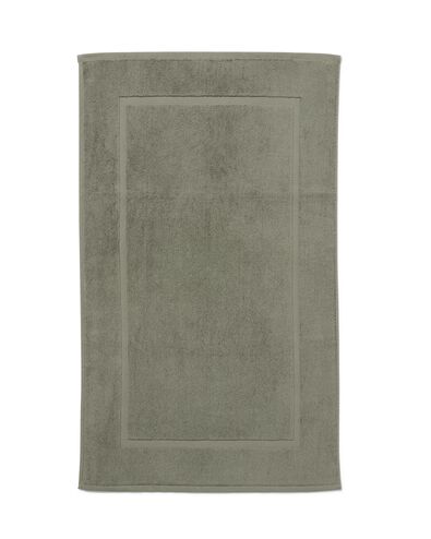 badmat 50x85 zware kwaliteit legergroen - 5245407 - HEMA
