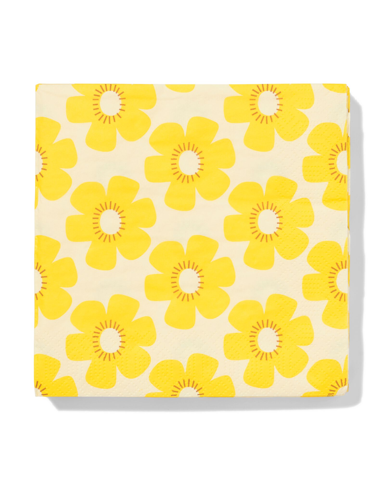 Servietten 33 x 33 cm Papier Blumen &ndash; 20 St&uuml;ck - 25800048 - HEMA