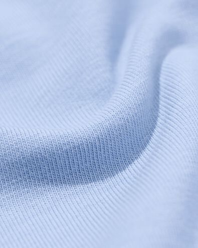 dames T-shirt slim fit v-hals lichtblauw lichtblauw - 36310780LIGHTBLUE - HEMA