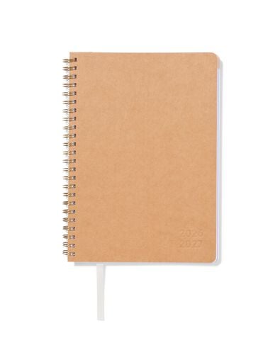 agenda scolaire 2026-2027 A5 kraft - 14505652 - HEMA