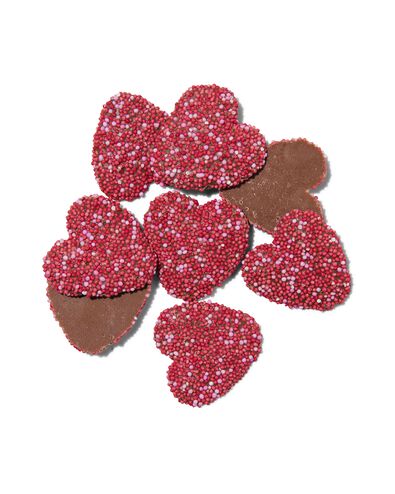 Schokoherzen mit Zuckerperlen, 150 g - 24162202 - HEMA