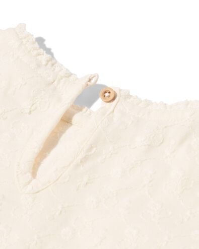 t-shirt b&eacute;b&eacute; broderie blanc cass&eacute; blanc cass&eacute; - 33084660OFFWHITE - HEMA