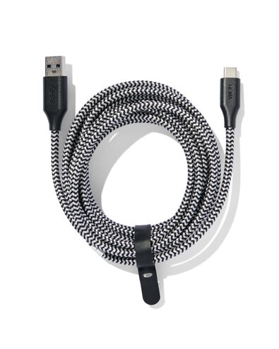 c&acirc;ble chargeur USB vers USB-C 3m - 39610008 - HEMA