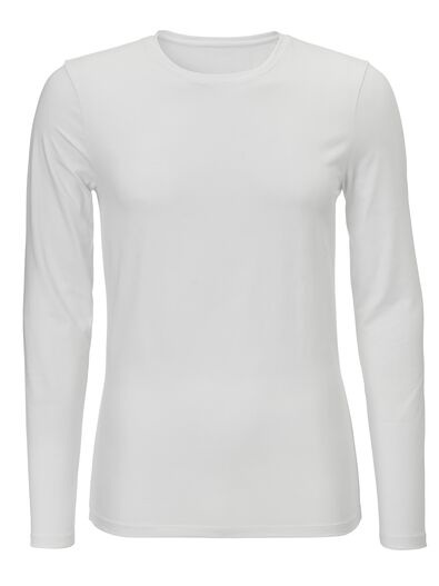 Herren-T-Shirt, Slim Fit weiß XL - 34276886 - HEMA