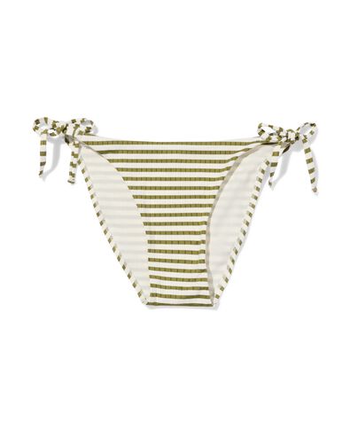 damesbikinibroekje Jacky rib strepen middengroen middengroen - 22360210MIDGREEN - HEMA