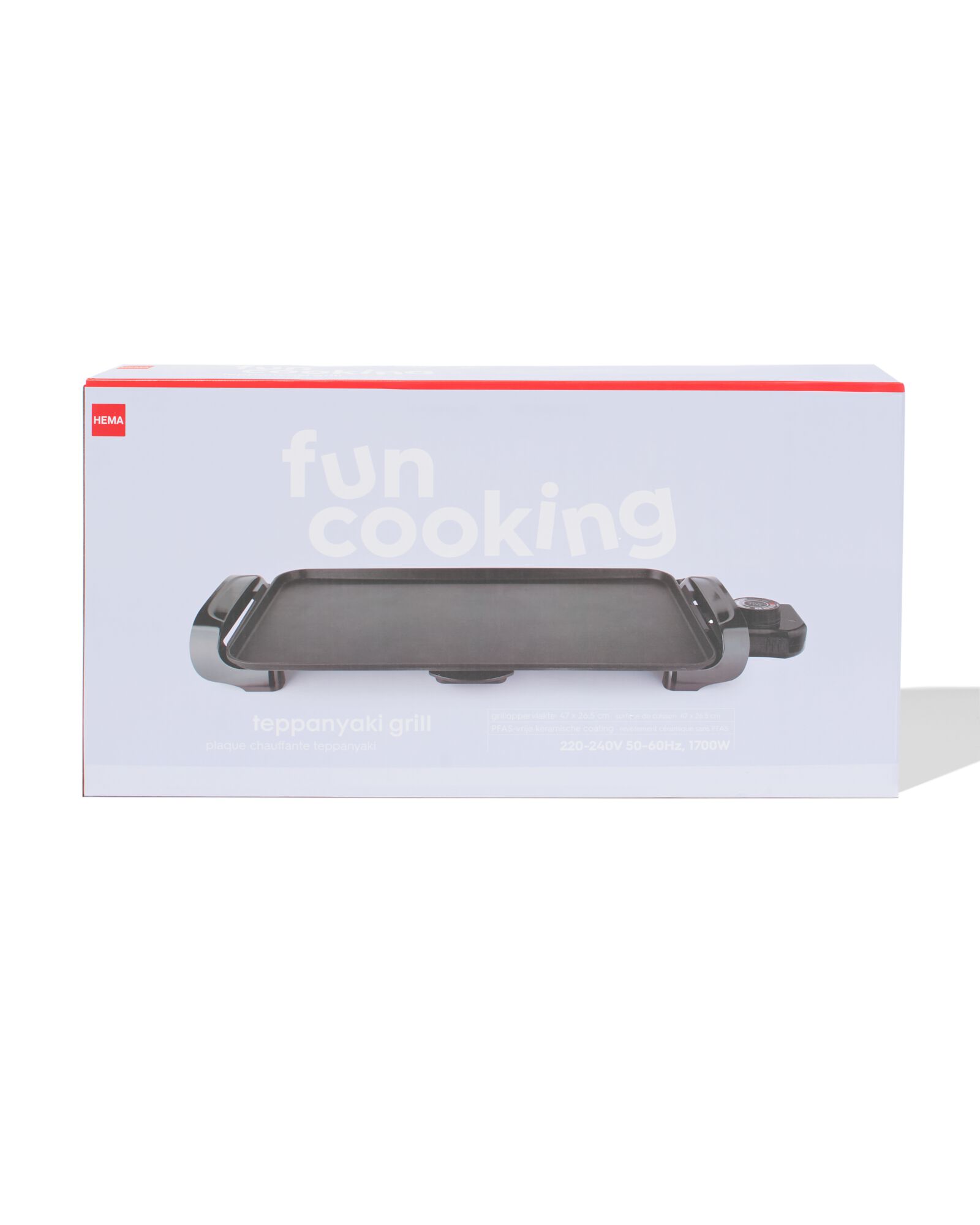 teppanyaki grill 6 personen PFAS-vrij - 80020027 - HEMA