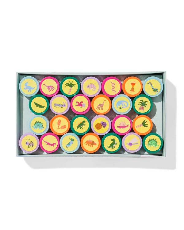 lot de tampons dino 26 pi&egrave;ces - 15900241 - HEMA