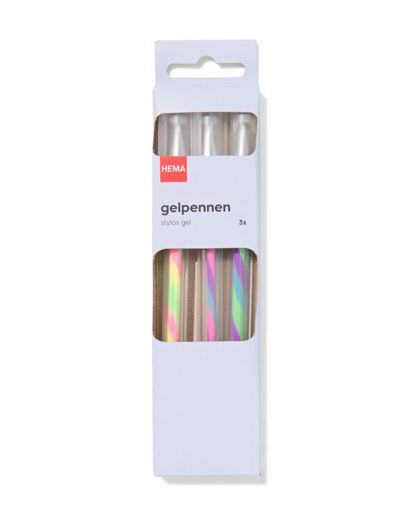 stylo gel multi - 3 pi&egrave;ces - 14400485 - HEMA