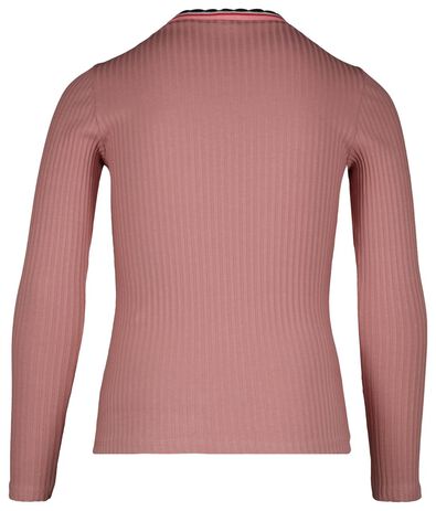 kinder t-shirt rib roze - 1000024961 - HEMA