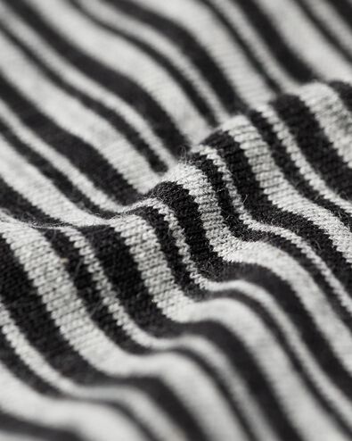 Herrenpyjama, gestreift schwarz schwarz - 23600340BLACK - HEMA