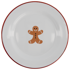 Kinder-Weihnachtsgeschirr, Emaille, Teller, Ø 22 cm - 25240010 - HEMA