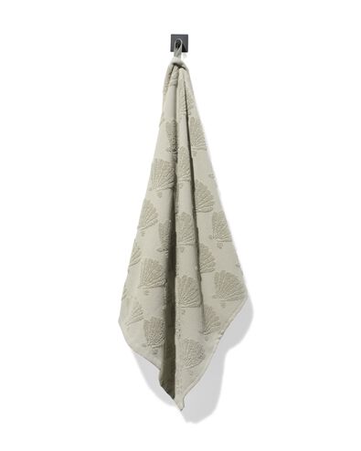essuie-mains 50x50cm coton coquillage - 5400091 - HEMA