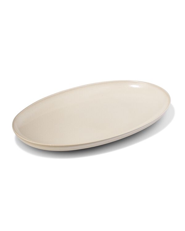 plat de service 20 x 32 x 3cm Puur fa&iuml;ence blanc cass&eacute; - 9650145 - HEMA