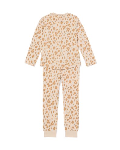 Kinderpyjama Leopard beige - 23000740BEIGE - HEMA