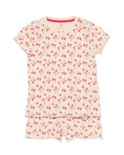 pyjacourt enfant fleur  blanc cass&eacute; - 23000380OFFWHITE - HEMA