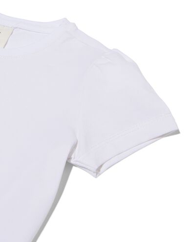 2 t-shirts enfant blanc 110/116 - 30843932 - HEMA