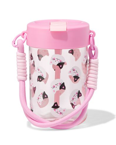 Gobelet avec dragonne 450 ml chats - 61100067 - HEMA