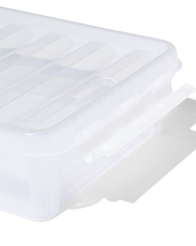 bo&icirc;te de rangement 8L Madrid transparent 40x30x12 40 x 30 x 12 Madrid - 39822004 - HEMA