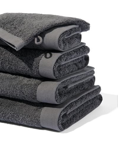 Duschtuch &ndash; 70 x 140 cm &ndash; extraweiche Hotelqualit&auml;t &ndash; dunkelgrau dunkelgrau Duschtuch, 70 x 140 - 5220033 - HEMA