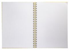 plakboek blanco met spiraal 32.5x23 beige - 14183118 - HEMA
