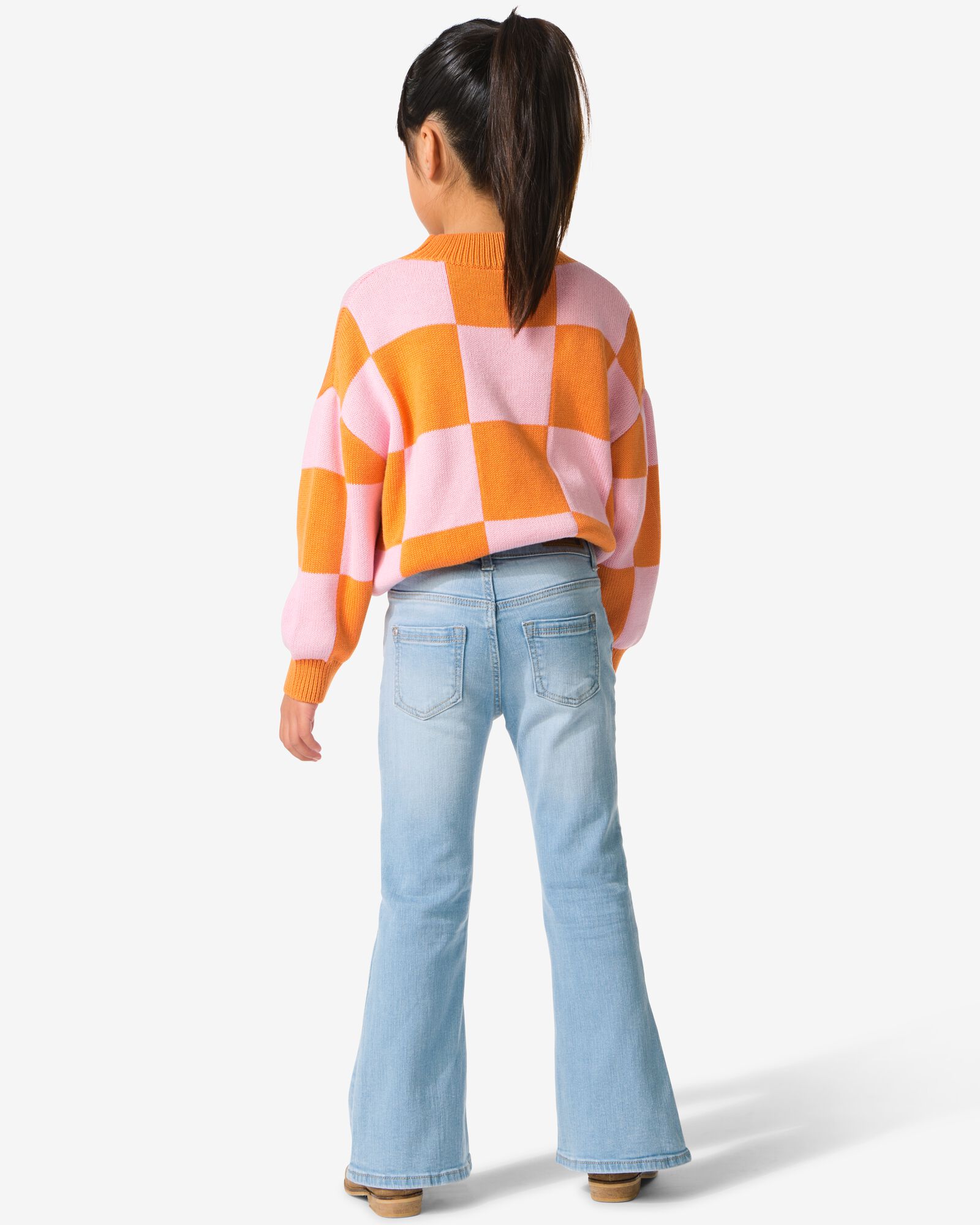 jean enfant flared  bleu clair - 30816006LIGHTBLUE - HEMA