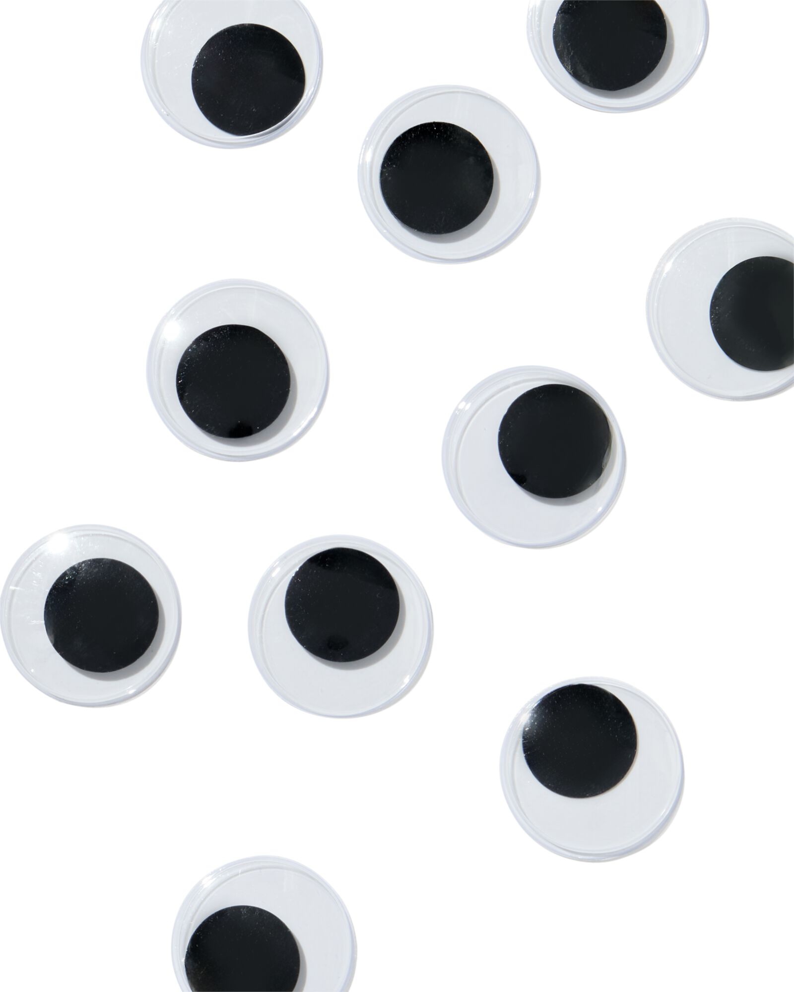 autocollants yeux mobiles - 10 pi&egrave;ces  - 14100384 - HEMA