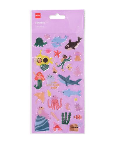 autocollants 3D monde sous-marin - 15900312 - HEMA