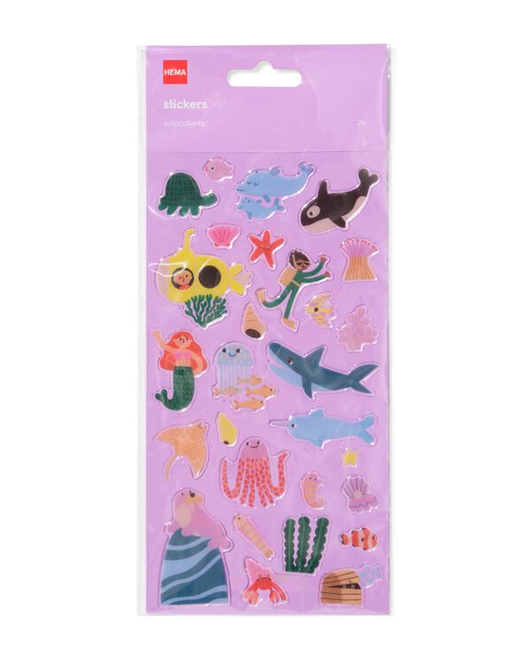 autocollants 3D monde sous-marin - 15900312 - HEMA