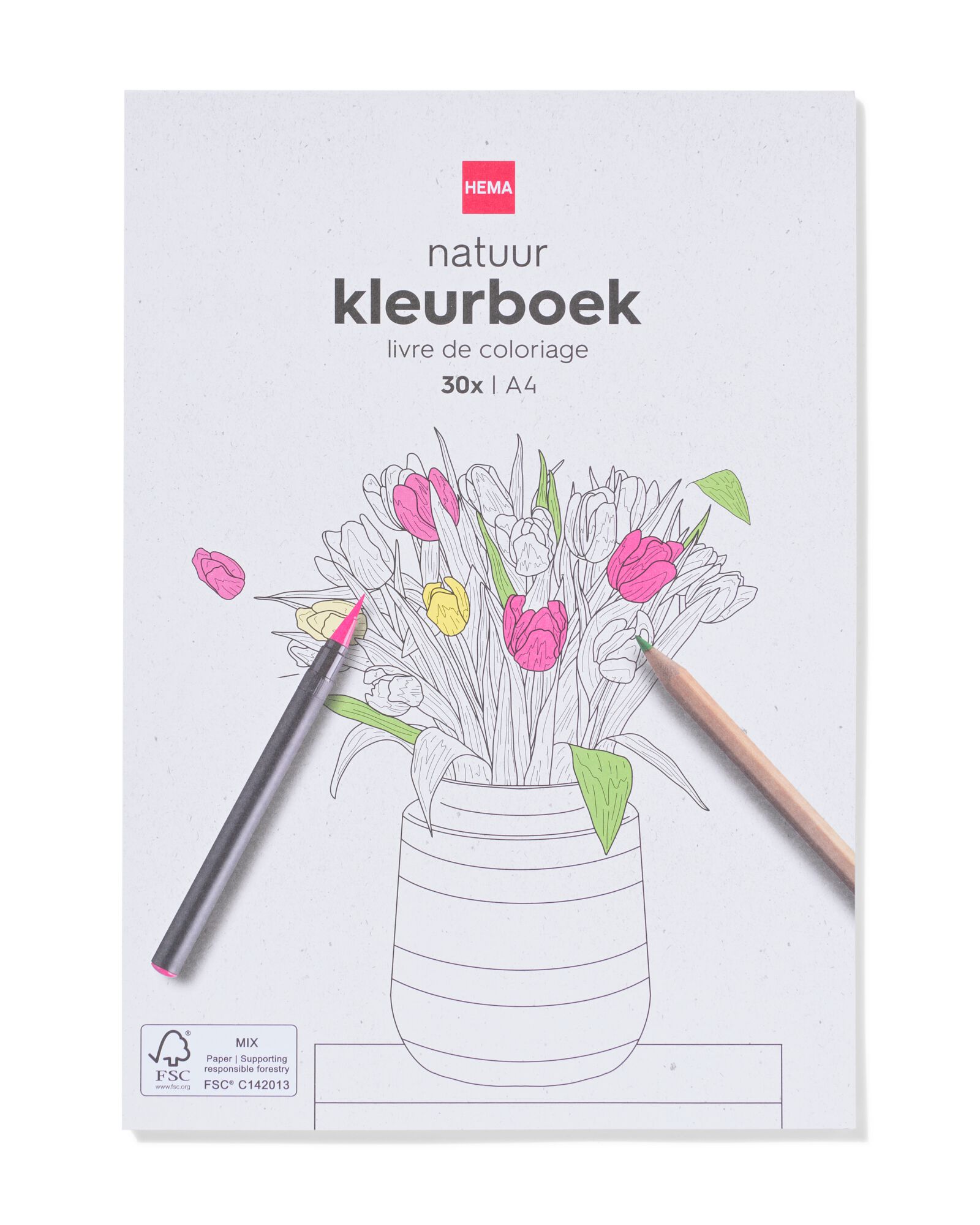 livre de coloriage A4 nature - 60702814 - HEMA