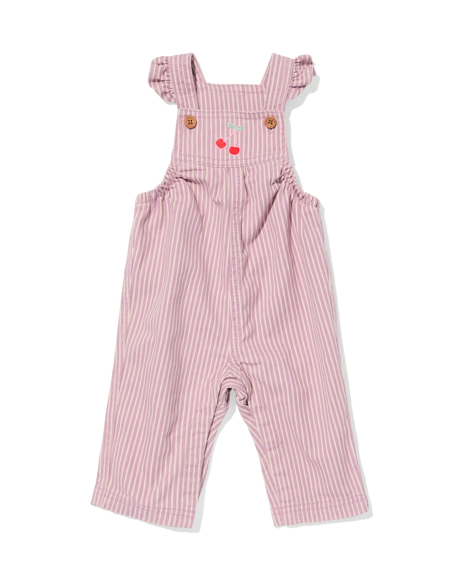 Baby-Jumpsuit Streifen violett - 33071870PURPLE - HEMA