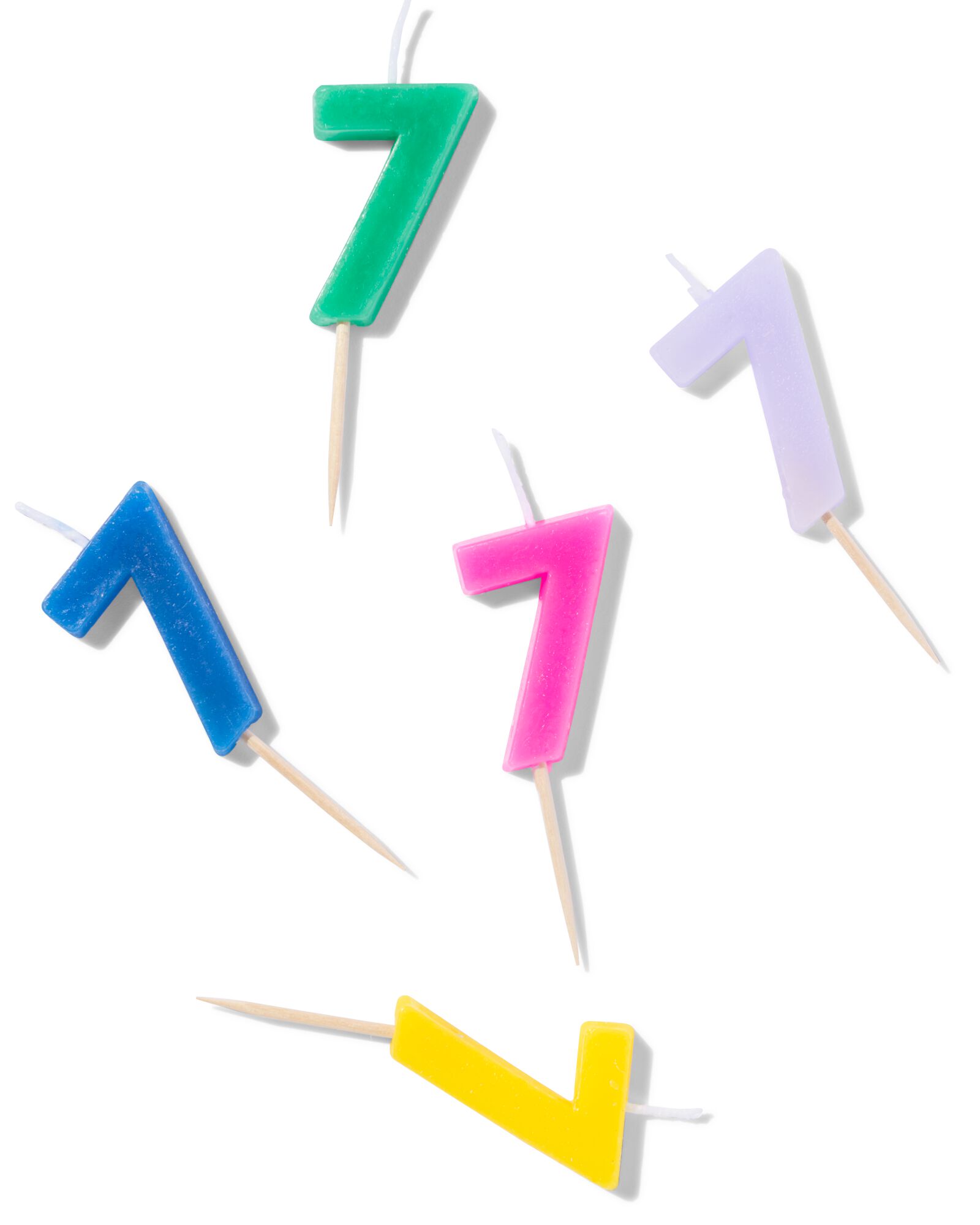 Bougie de g&acirc;teau chiffre 7 - 14250241 - HEMA
