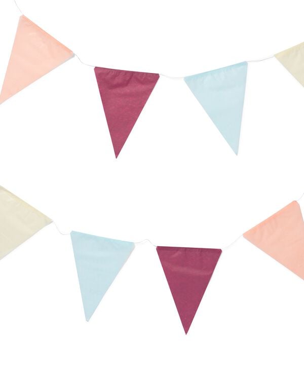 guirlande de fanions 10m papier floral - 14250362 - HEMA