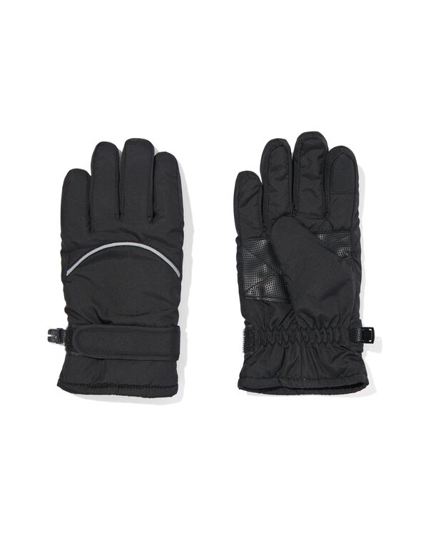 gants pour enfants thinsulate sp&eacute;cial &eacute;cran tactile noir noir - 16780230BLACK - HEMA