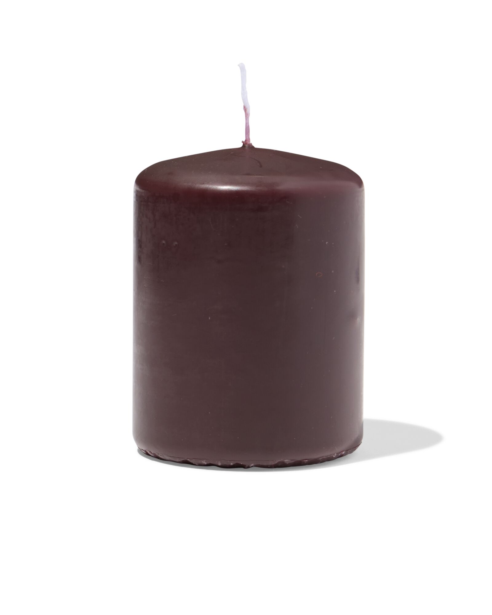 bougie pilier marron foncé 7 x 9 - 13509045 - HEMA