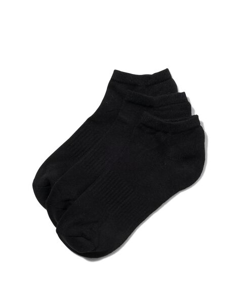 3 paires de chaussettes de sport noir 39/42 - 4420012 - HEMA