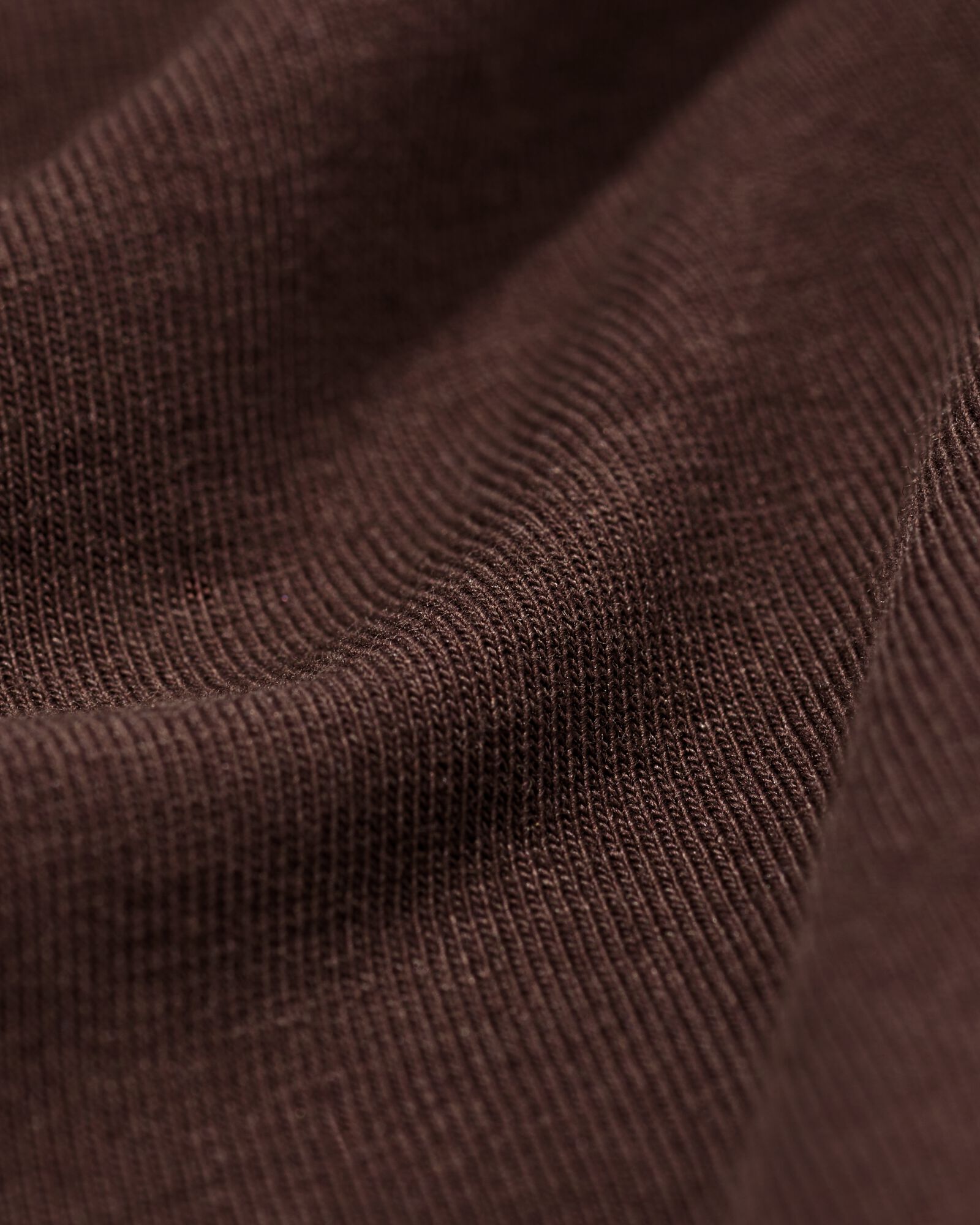 Damen-T-Shirt, enge Passform, Rundhals braun braun - 36310370BROWN - HEMA