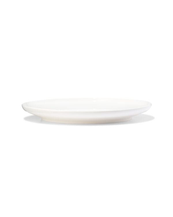 assiette &agrave; petit-d&eacute;jeuner ⌀21,5cm Knap new bone china blanche - 9650302 - HEMA