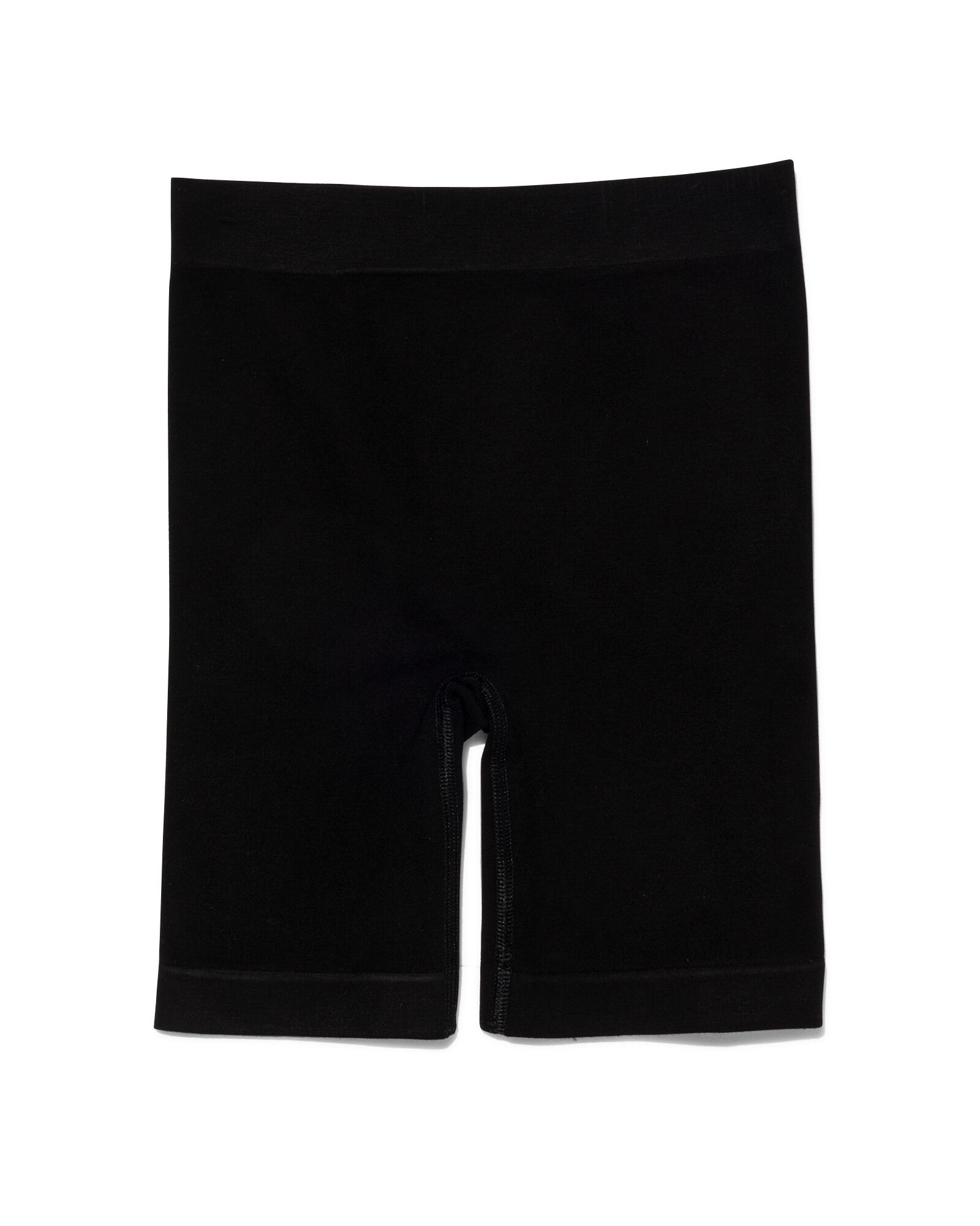 licht corrigerende biker bamboe hoge taille zwart - 1000019522 - HEMA