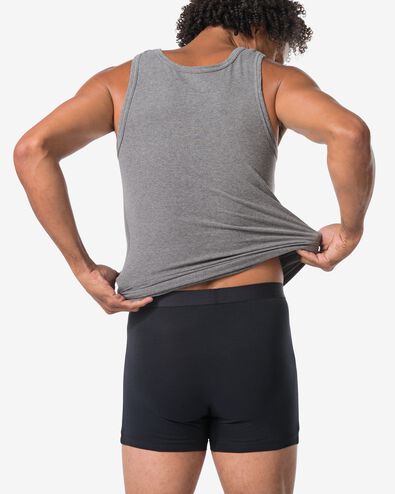 herenboxers - 3 stuks zwart zwart - 19145040BLACK - HEMA