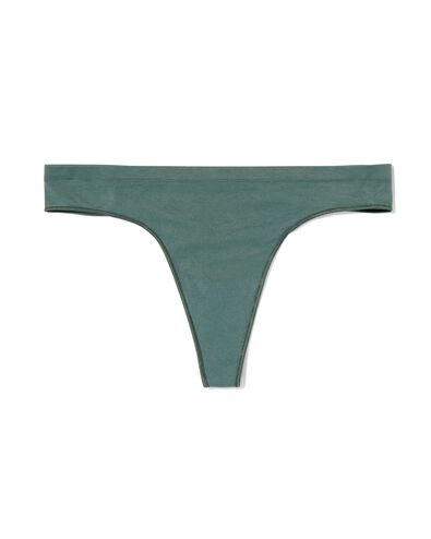 dames string naadloos micro	 groen XL - 19650368 - HEMA