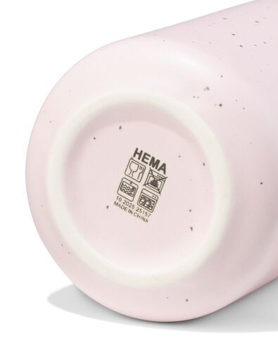 pot &agrave; lait 180ml fa&iuml;ence mouchet&eacute;e rose - 9650408 - HEMA