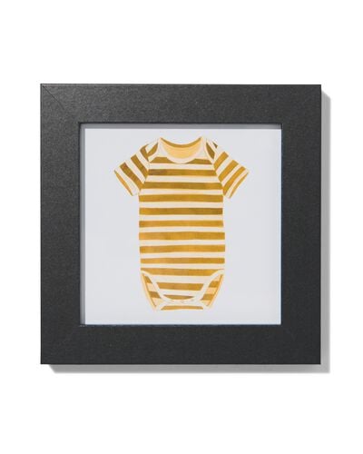 fotokader 10x10cm zwart hout 10 x 10 zwart - 13680011 - HEMA