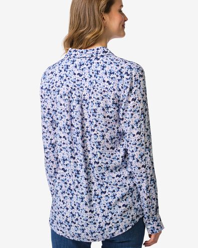 damesblouse Bobbie bloemen wit wit - 36207650WHITE - HEMA