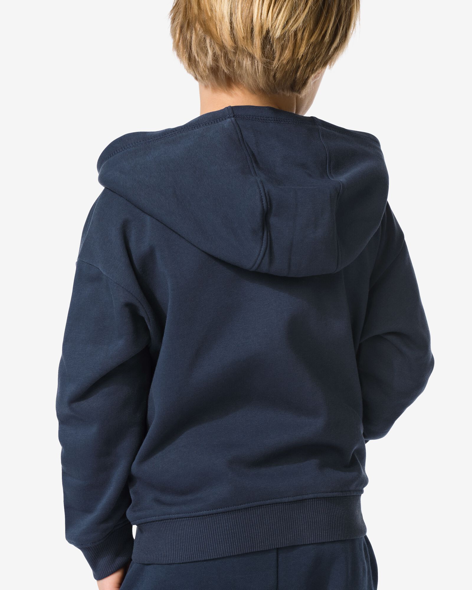 gilet sweat enfant bleu fonc&eacute; bleu fonc&eacute; - 30795055DARKBLUE - HEMA