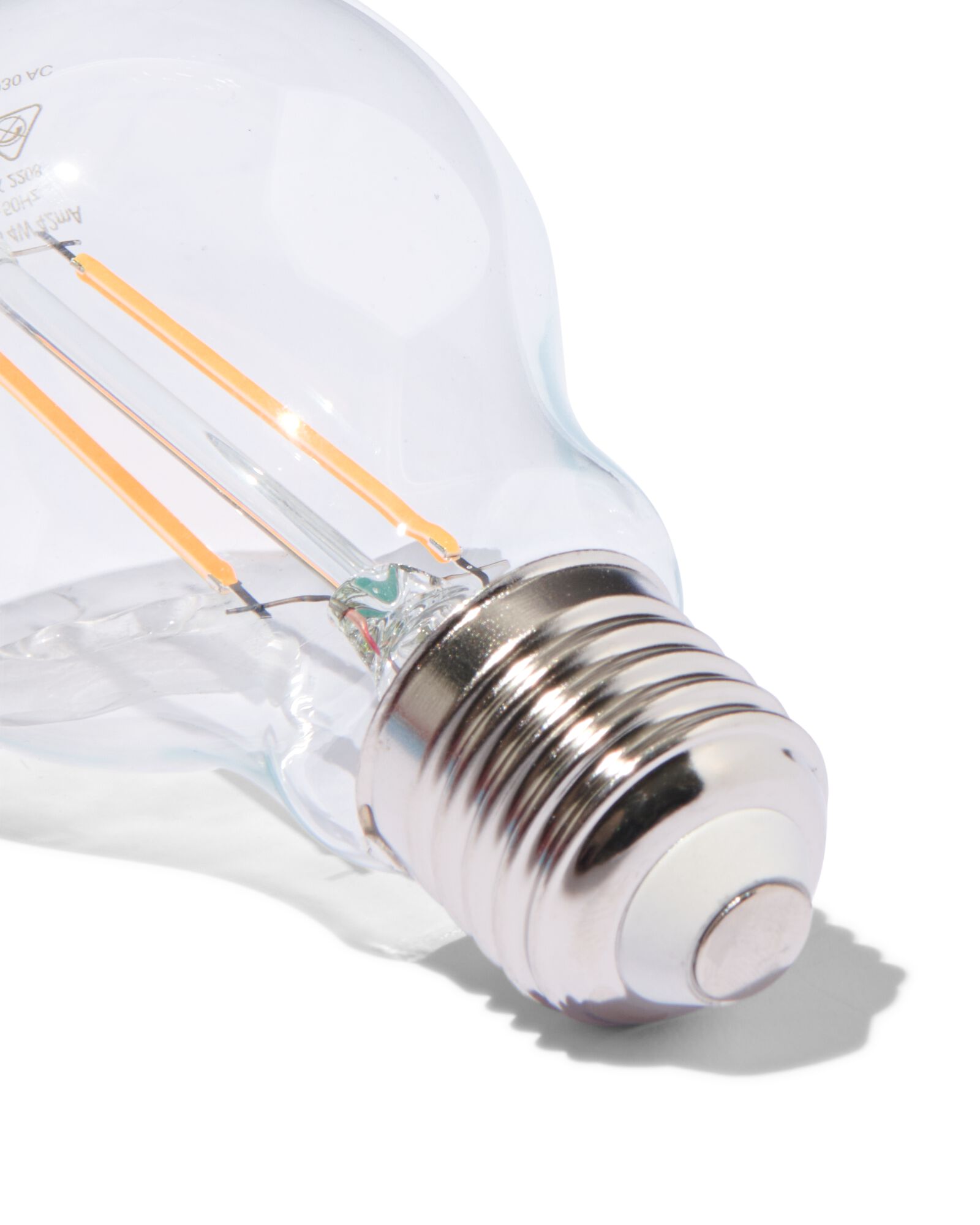 poire led clear E27 4W 470lm - 20000077 - HEMA